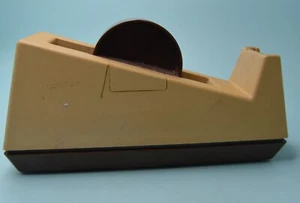vtg Scotch 3M C-25 Heavy Duty Single Roll Classic Weighted Kraft Tape Dispenser - Picture 1 of 7