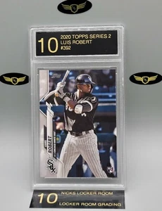 2020 Topps Series 2 Chicago White Sox LUIS ROBERT #392 rookie graded mint LRG 10 - Picture 1 of 2