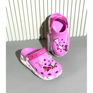 ¡¡¡Últimos pares!!! Zueco de plataforma Crocs Barbie Cutie Crush rosa niñas J1 J4 (Reino Unido 1 Reino Unido 4) - Imagen 1 de 19