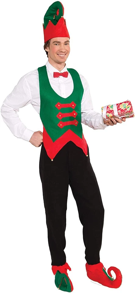 Forum Adult Elf Felt Costume Vest - Image 1 of 2