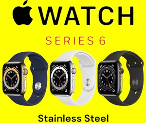 Apple Watch Series 6 Stainless Steel 40mm Cellular GRADE A (9/10) - Picture 1 of 13