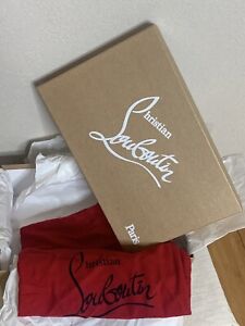 Christian Louboutin Empty Shoe Box W/Tissue & One Dust Bag Excellent  Conditions