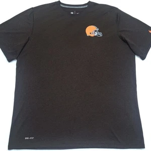 Nike Dri-Fit On-Field Cleveland Browns short sleeve brown t-shirt Adult Men's XL - Picture 1 of 7