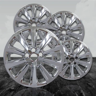 Chrome 10 Spoke 18" Wheel Skins for 2024 Toyota Grand Highlander - Image 1 of 3