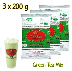 ChaTraMue Original Thai Green Tea Mix Powder 7.05 oz (200 g) – 3 Pack - Picture 1 of 8