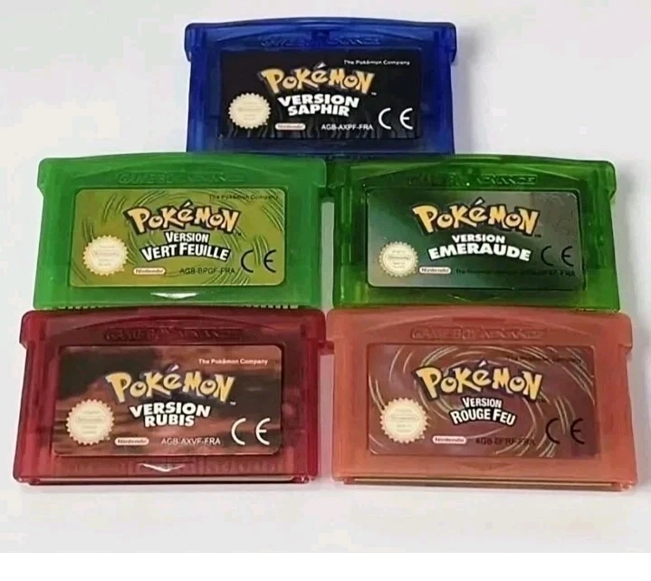 Pokémon Lot 5 Jeux (Nintendo Game Boy Advance, Cardmod ) Tester Fonctionnel  - Photo 1/1