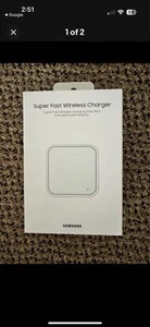SAMSUNG SUPER FAST WIRELESS CHARGER - Photo 1 sur 1