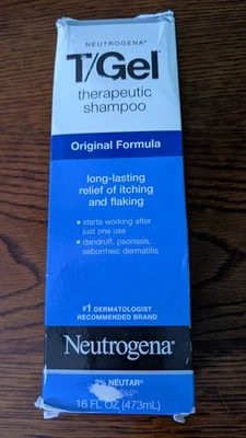 Xampu terapêutico Neutrogena T/Gel fórmula original 16 floz novo na caixa 3/22xp - Imagem 1 de 4