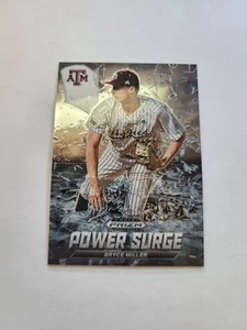 2021 Panini Prizm Draft Picks - Power Surge Bryce Miller #PS-BM (RC) - Picture 1 of 2