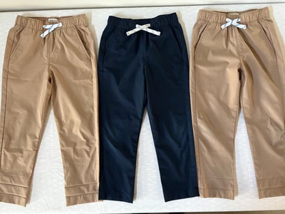 Lot of 3 Crewcuts Style Active & Performance Pants Boys Size 6 Navy Blue / Beige - Image 1 of 4