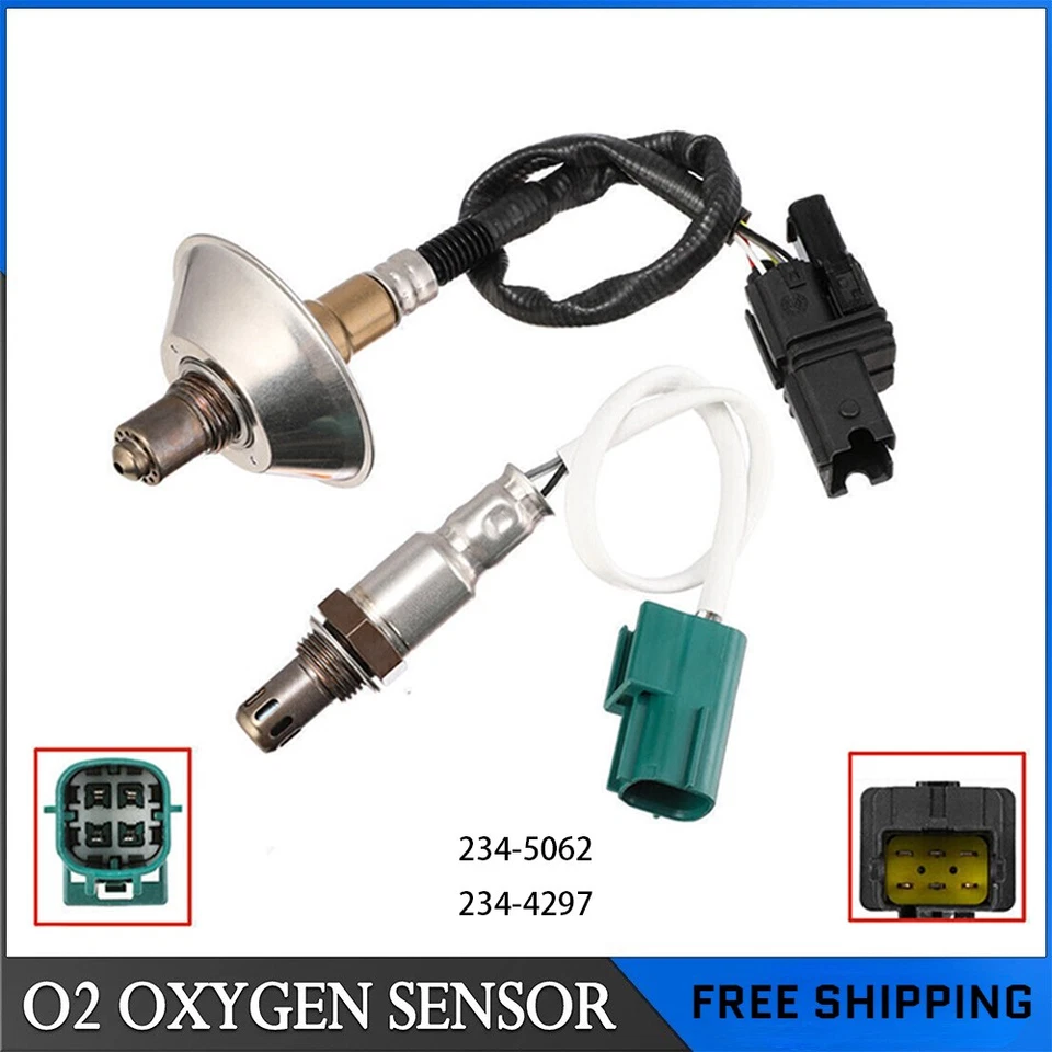 Sensor de oxígeno aguas arriba + aguas abajo 2 piezas para Nissan Frontier 2005-2011 2012 2,5 L Foto 1 de 4