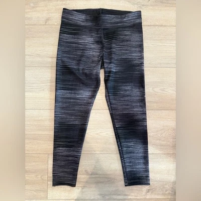 Adidas Women's Climalite Pullon Athletic Yoga Running Leggings Black/Gray EUC XL - Image 1 of 4