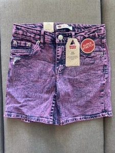 Levi’s Midi Shorts, Girls Size 14 Reg Super Stretch - Picture 1 of 4