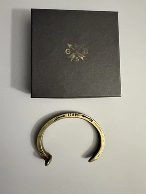 Brazalete de latón vintage Giles & Brother The Original Railroad Cuff Spike  Foto 1 de 2