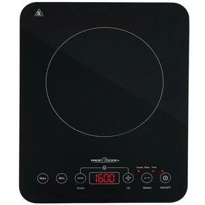 ProfiCook Induktions-Einzelkochplatte PC-EKI 1062 schwarz/silber, NEU - Bild 1 von 7