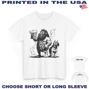 Camiseta DigiPups Bastón Corso Perro Mejor Amigo Hombre de las Cavernas Cueva Divertida Dibujos Animados - Imagen 1 de 5