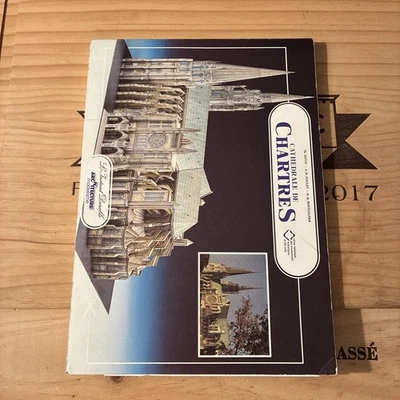 Vintage Chartres Cathedral French Architecture Model Book 3D Paper Engineering - Image 1 of 4