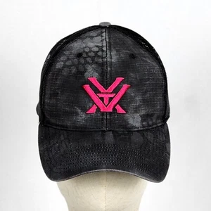 Vortex Optics Pink Logo on Black Camo Snapback by Richardson Hat - Slight Wear - Picture 1 of 15