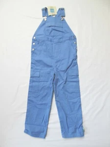NEW Gymboree Vintage XXL 6-7 Spring In Bloom 1999 Light Blue Cargo Overalls - Picture 1 of 6