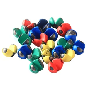 Pesas de pesca de goma 100 un. Plomo hundidores clip en tiro dividido róbalo extraíble - Imagen 1 de 18