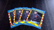 1987 Fleer Limited Edition Roger Clemens #9 (4 CARDS) (MINT CONDITION)