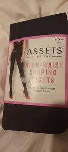 Assets Spanx high waist shaping tights black size 4 - Picture 1 of 3
