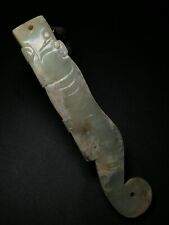 Chinese jade tiger figurine ornaments carved tiger statue shaped Pendant 玉虎形佩