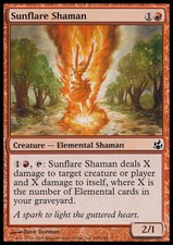 Magic the Gathering MTG Sunflare Shaman (108) Morningtide   LP