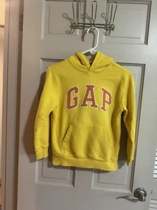 GAP Kids Yellow Pullover Hoodie Size Medium - Picture 1 of 6