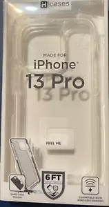 H CASES MADE FOR 1PHONE 13 PRO 6FT DROP TESTED CLEAR - Picture 1 of 2