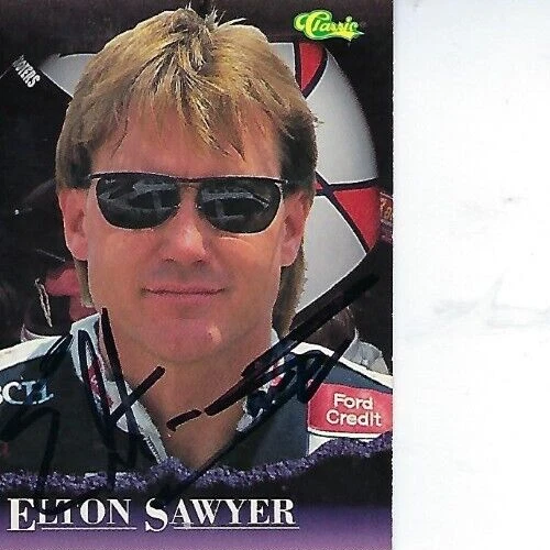 ELTON SAWYER SIGNED 1996 CLASSIC RACING #17 - NASCAR - Image 1 of 1