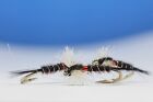 3 X Black Muskin Fly On  Size 14, Uk Tied Flies With Quality Materials