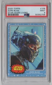Topps Star Wars Living Set #106 Zorii Bliss 2020 - PSA 9 como nuevo - Imagen 1 de 2