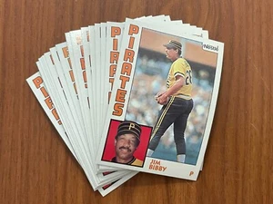 1984 Topps NESTLE Set (15) Jim Bibby Parallel #566 Karten LOT PIRATEN ** MINT ** - Bild 1 von 1