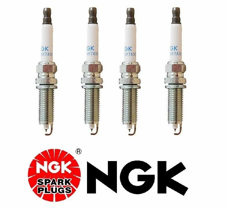 Комплект из 4 свечей зажигания для Mercedes W164 W204 W209 ILZKAR7A10 NGK лазерный иридий - Изображение 1 из 1