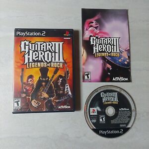 Guitar Hero 3 III: Legends of Rock- CIB!  (Sony PlayStation 2, PS2)(B)