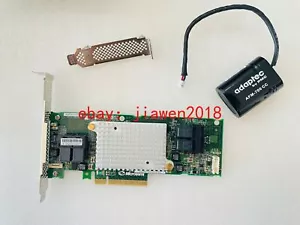 Adaptec ASR-81605ZQ 12G SAS 16-Port 1GB Cache PCIe x8 RAID Controller + Battery - Picture 1 of 5