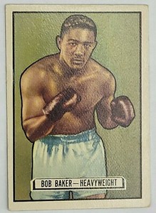 1951 Topps Ringside Boxing #25 BOB BAKER Heavyweight (E)