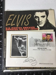 Elvis 29 cent U.S. Postal Service First Day Cover Numbered Limited Edition - Picture 1 of 5