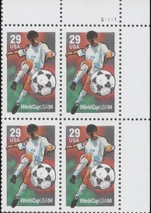 1 #2834 .29 WORLD CUP SOCCER PB OF 4. BIN $1.99. - Picture 1 of 1