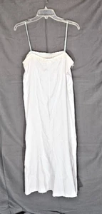 Scott McClintock - Baby Blue Spaghetti Strap Lace Trimmed Acetate Dress - Size 8 - Picture 1 of 2