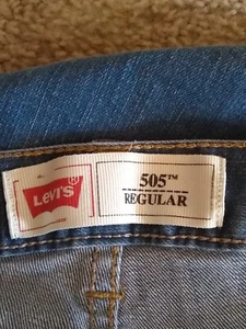 Size 16Husky LEVI'S 505 Jeans (34X28) Blue Pre-Owned - Picture 1 of 11