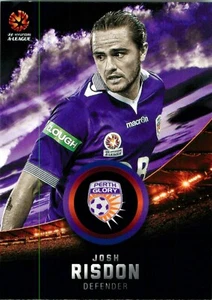 2016 2017 PERTH GLORY A-League Card JOSH RISDON - Picture 1 of 3