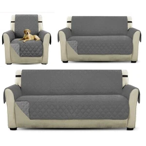 1 X Waterproof Sofa Couch Cover Anti-Slip Throw Pet Mat Cat Dog Protector Home - Picture 1 of 51