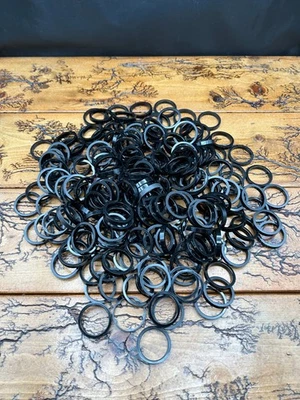 批量 220 2.5 毫米 黑色 1 1/8 英寸 自行车耳麦 间隔器 — 第 1/2 张图片