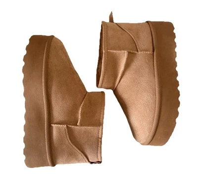 Botas de plataforma Olivia and Kate para mujer sobre el tobillo talla 7,5 Foto 1 de 3