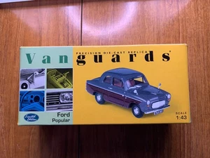Vanguards Corgi 1:43 Ford Popular Grey & Maroon VA02108 - Bild 1 von 8