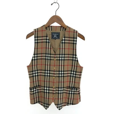 Burberry's Burberry's Vest Good Size: 9AR Nova Check Vintage Beige Ladies [Used] - image 1 of 4