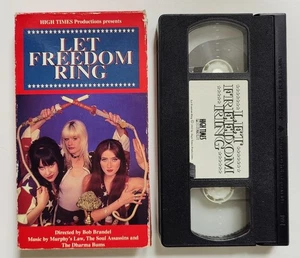 Let Freedom Ring - High Times Productions Hemp Documentary - 1992 VHS Rare OOP - Picture 1 of 4