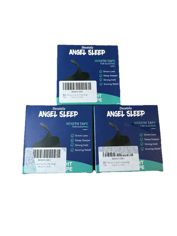 3x Cinta bucal Decatela para dormir 120 quilates nueva sin BPA ronquidos menos sueño más profundo Foto 1 de 3